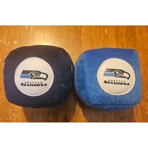Seattle Seahawks NFL Soft Pair Dice Vintage Blue